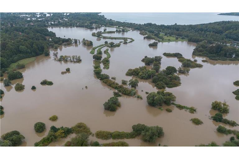 Hochwasser in Sachsen: Forscher gehen davon aus, dass der Starkregen hauptsächlich eine Folge des Klimawandels ist.