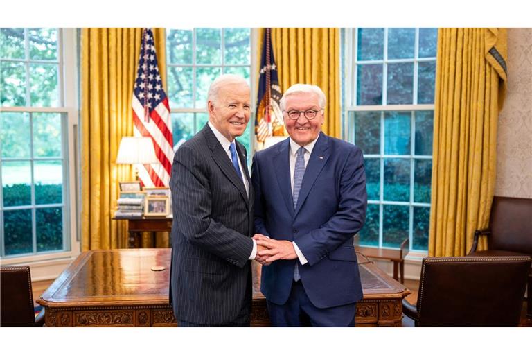 Höchste Ehren für Biden bei Deutschlandbesuch. (Archivbild)