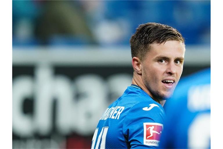 Hoffenheim's Christoph Baumgartner. Foto: Uwe Anspach/dpa/Archivbild