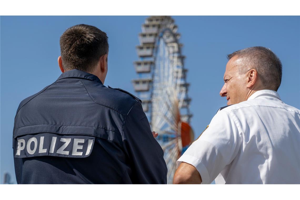 Hohe Polizeipräsenz gehört zum Sicherheitskonzept.