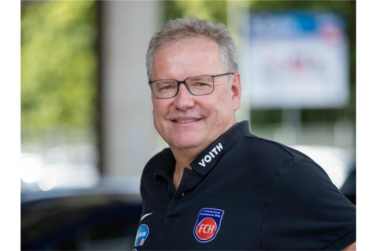 Holger Sanwald, Vorstandsvorsitzender des Fußball-Zweitligisten 1. FC Heidenheim. Foto: Daniel Karmann/dpa/Archivbild