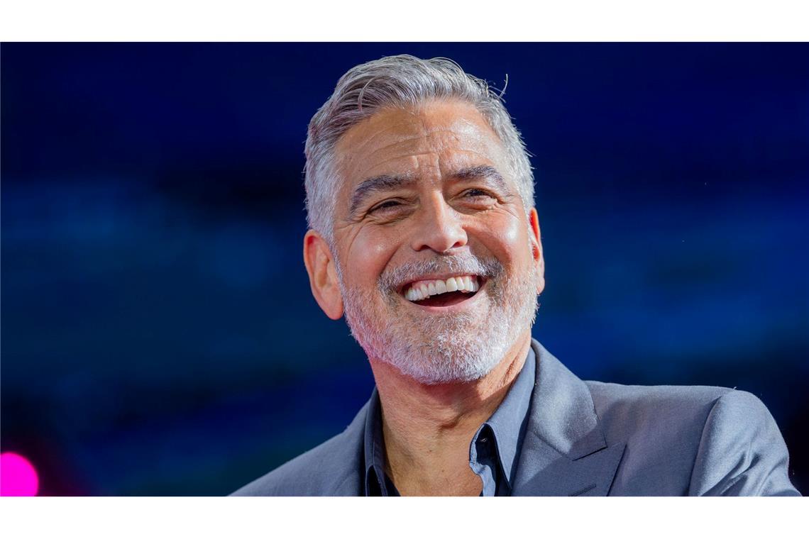 Hollywood -Star Clooney stärkt US-Vize Harris den Rücken. (Archivbild)