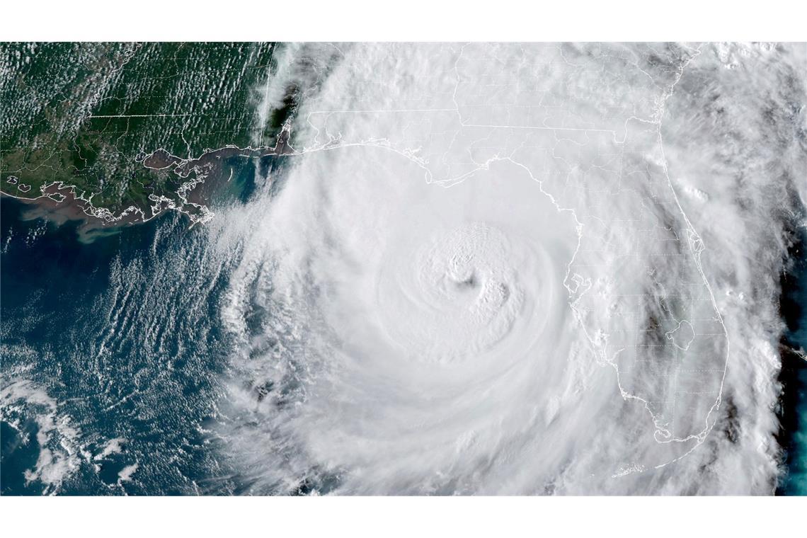 Hurrikan "Helene" hatte vor der Westküste des US-Bundesstaates Florida an Stärke gewonnen.