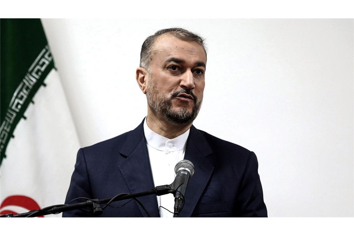 Hussein Amirabdollahian war als Außenminister seit Beginn des Gaza-Kriegs verstärkt in die Öffentlichkeit gerückt und hatte zahlreiche Reisen zu Verbündeten unternommen.