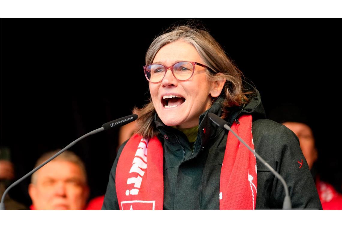 IG-Metall-Chefin Christiane Benner verlangt eine europäische Industriepolitik. (Archivbild)