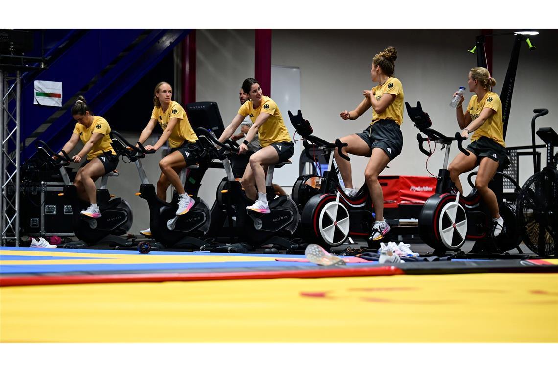 Im Deutschen Haus in Paris gibt es auch ein Trainingszentrum für die deutschen Olympia-Teilnehmer.