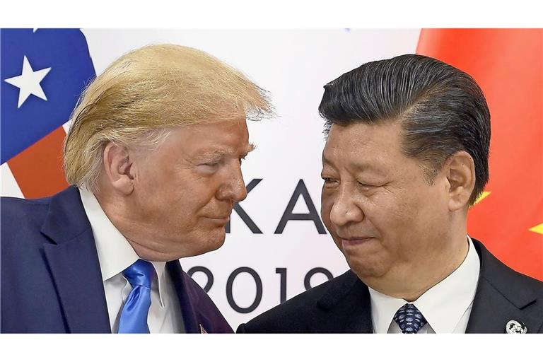 Im Jahr 2020 trafen Donald Trump und Xi auf dem G20-Gipfel aufeinander.