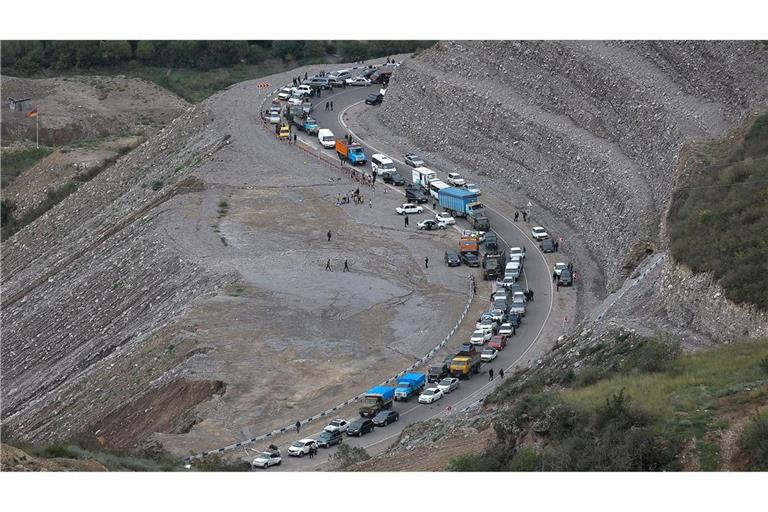 Im September 2023 brachten aserbaidschanische Truppen die Konfliktregion Berg-Karabach wieder unter ihre Kontrolle - mehr als 100.000 Karabach-Armenier flohen. (Archivbild)