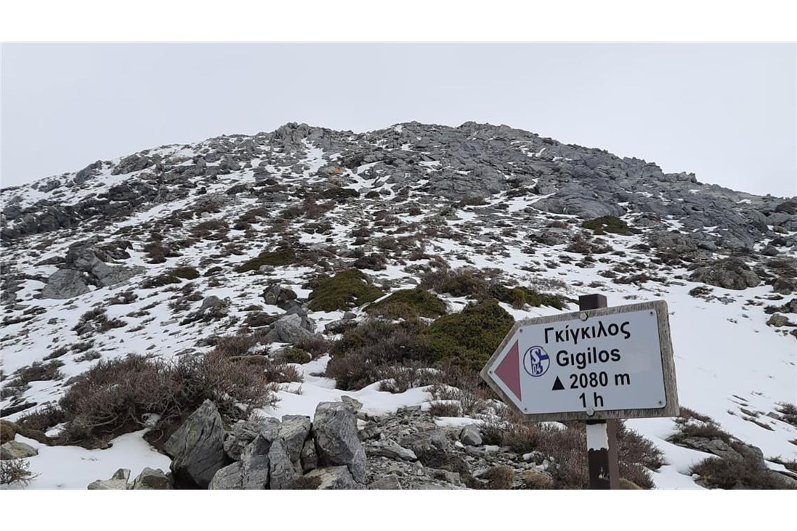 Im Winter ist die Gegend gefährlich, der Zugang zur Schlucht eigentlich verboten.