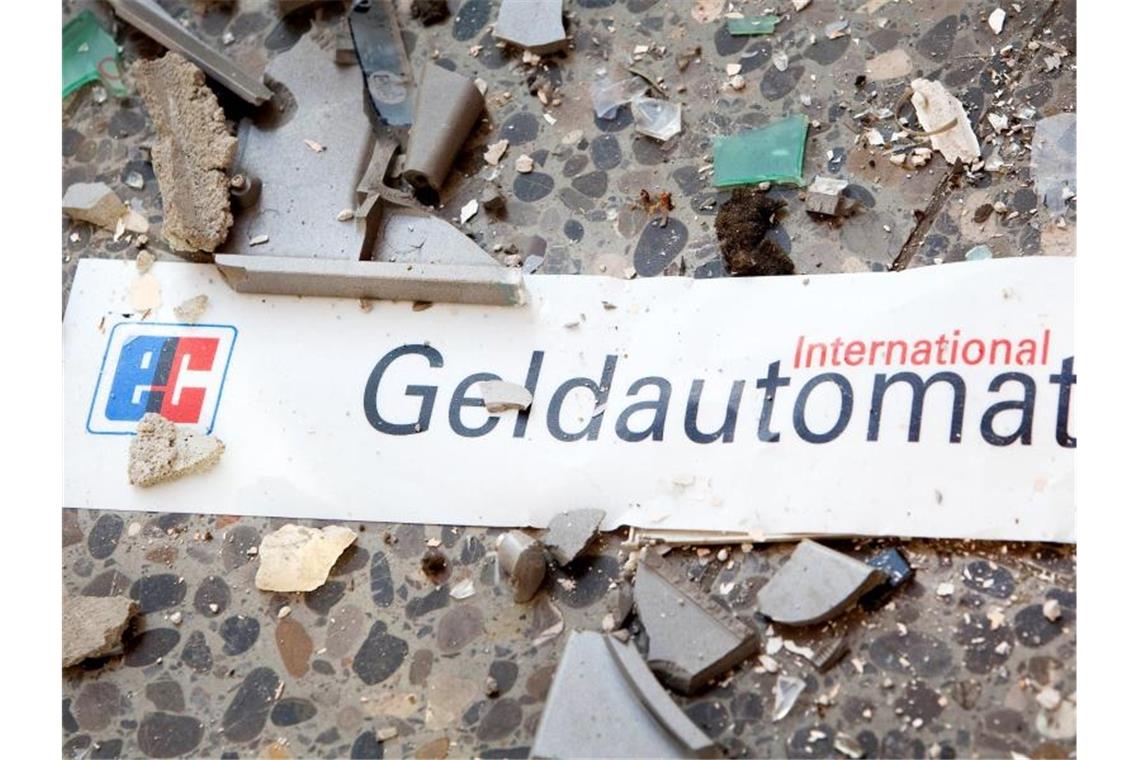 Hausbesitzer haben Angst vor Geldautomaten-Sprengung Immer wieder kommt es zur Sprengung von Geldautomaten. Foto: Patrick Pleul/dpa-Zentralbild/dpa