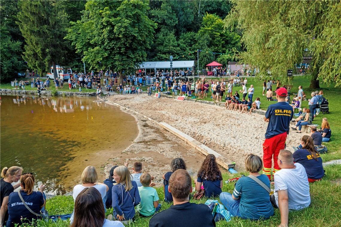 Impressionen vom Waldsee-Triathlon 2024 in Fornsbach.