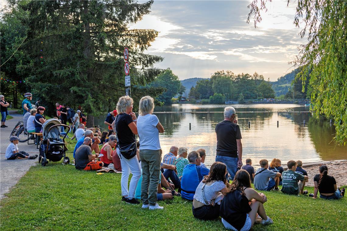 Impressionen vom Waldsee-Triathlon 2024 in Fornsbach.