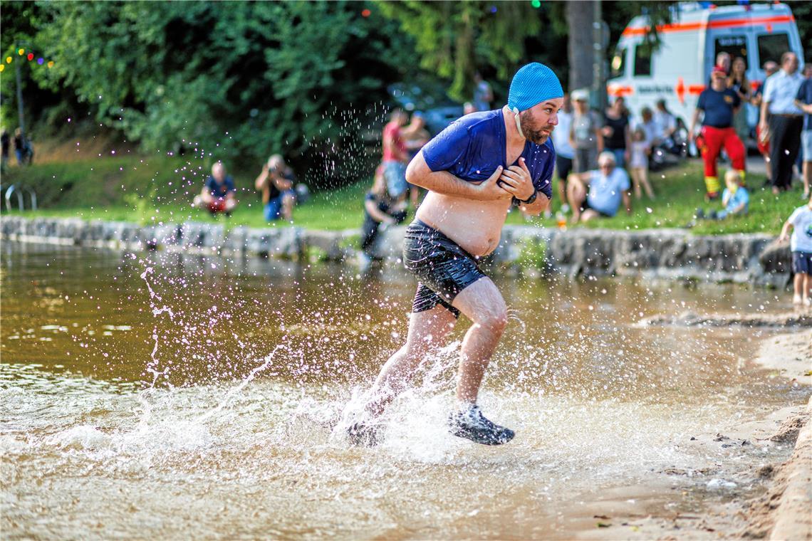 Impressionen vom Waldsee-Triathlon 2024 in Fornsbach.