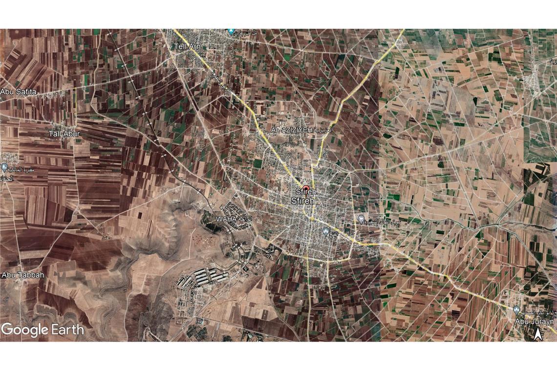 In der Umgebung der syrischen StadtAl-Safira sollen Explosionen zu hören gewesen sein. (Archivbild)