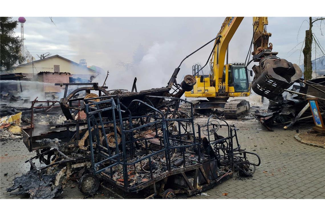 In einem Restaurant des "Freizeit-Landes" brach ein Feuer aus.