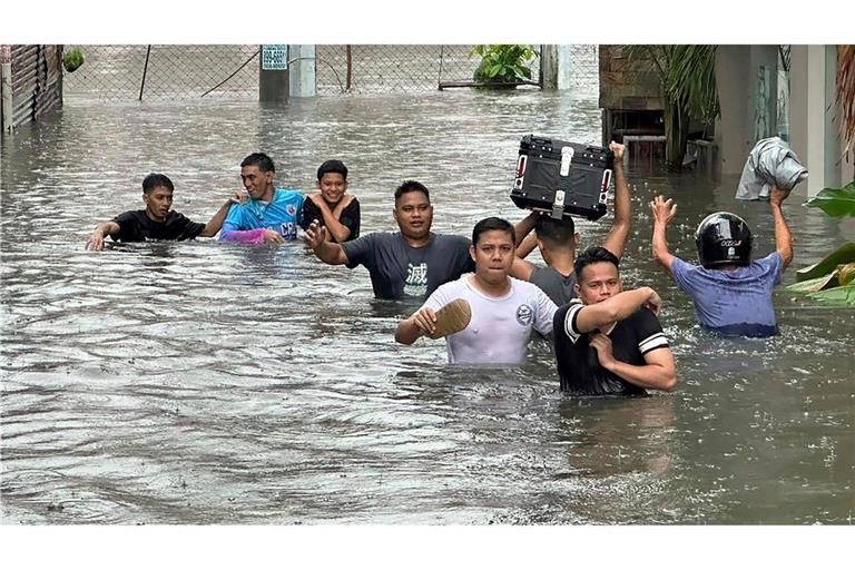 In Manila stand das Wasser teilweise meterhoch.