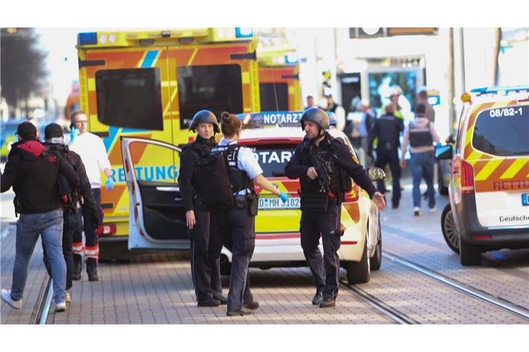 In Mannheim kommt es derzeit zu einem großen Polizeieinsatz.