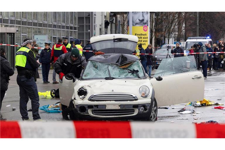 In München rast ein Asylbewerber in eine Menschenmenge.