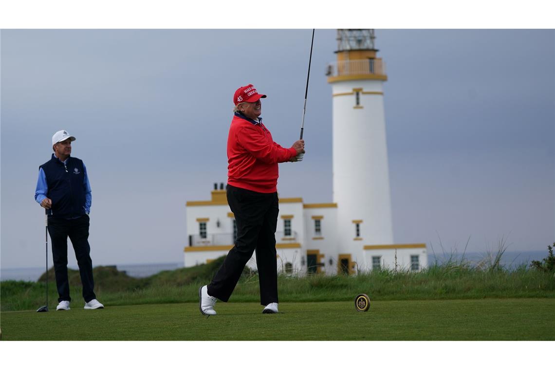 In Schottland entsteht derzeit ein weiterer Golfplatz Trumps. (Archivbild)