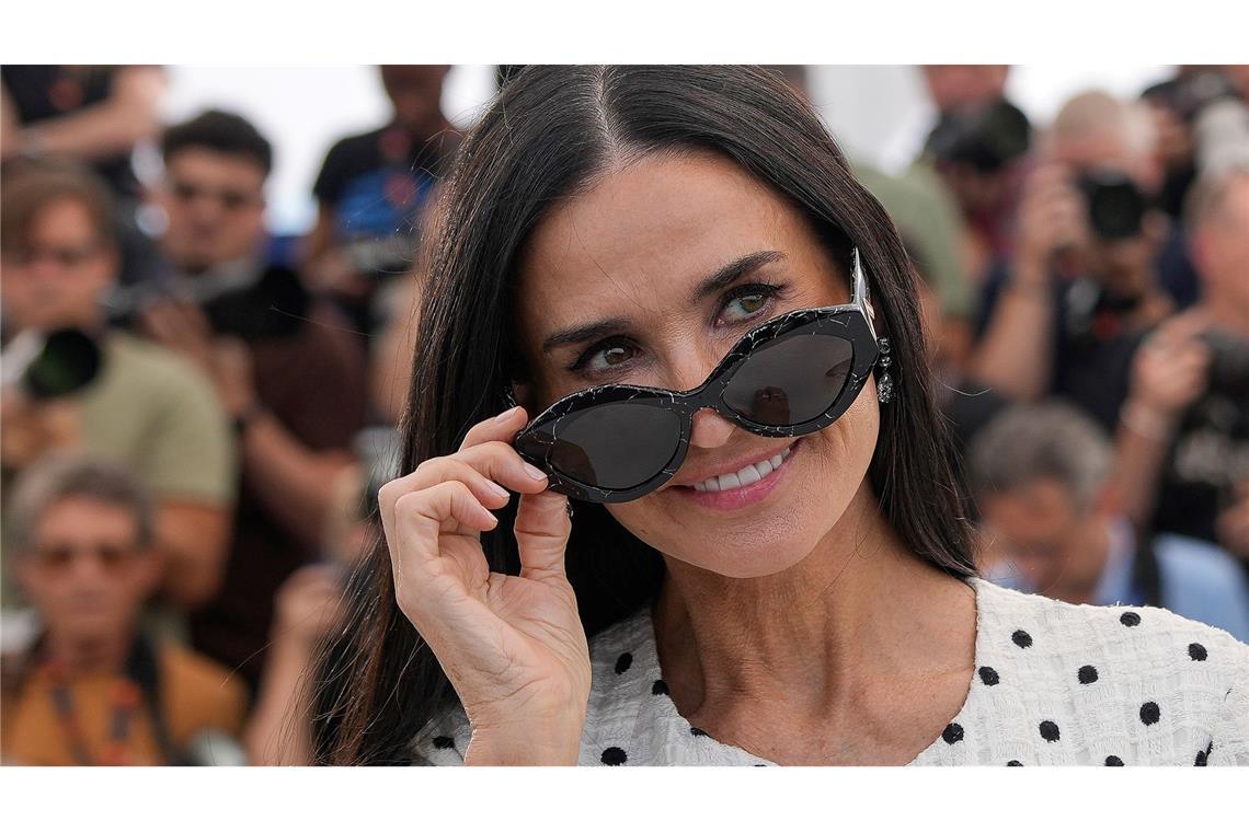 In "The Substance" spielt Demi Moore eine Frau, deren Ruhm verblasst ist. (Archivfoto)