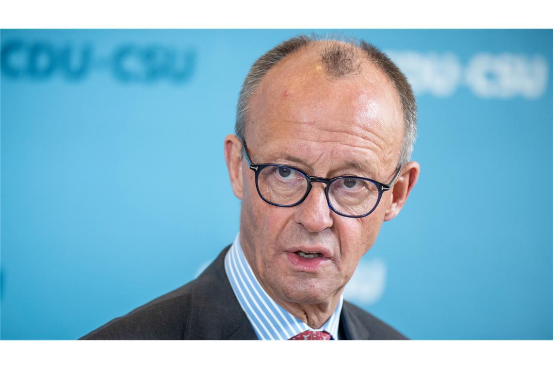 Inzwischen ein Bild für die Geschichtsbücher: Friedrich Merz (E