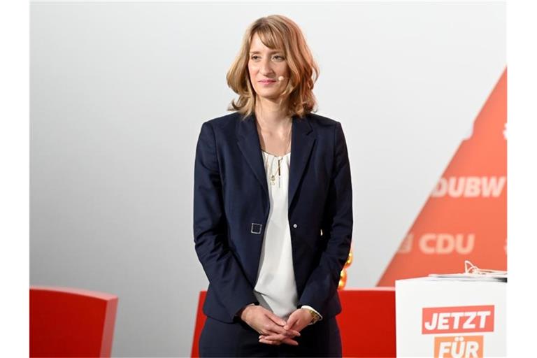 Isabell Huber, Generalsekretärin der CDU in Baden-Württemberg. Foto: Bernd Weißbrod/dpa/Archivbild