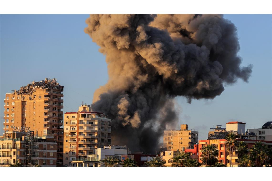 Israels Militär bombardiert erneut Stellungen nahe der Hafenstadt Tyrus. (Archivbild)