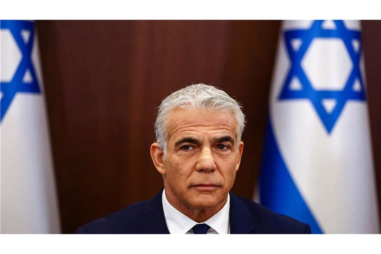 Israels Oppositionsführer Jair Lapid. (Archivbild)