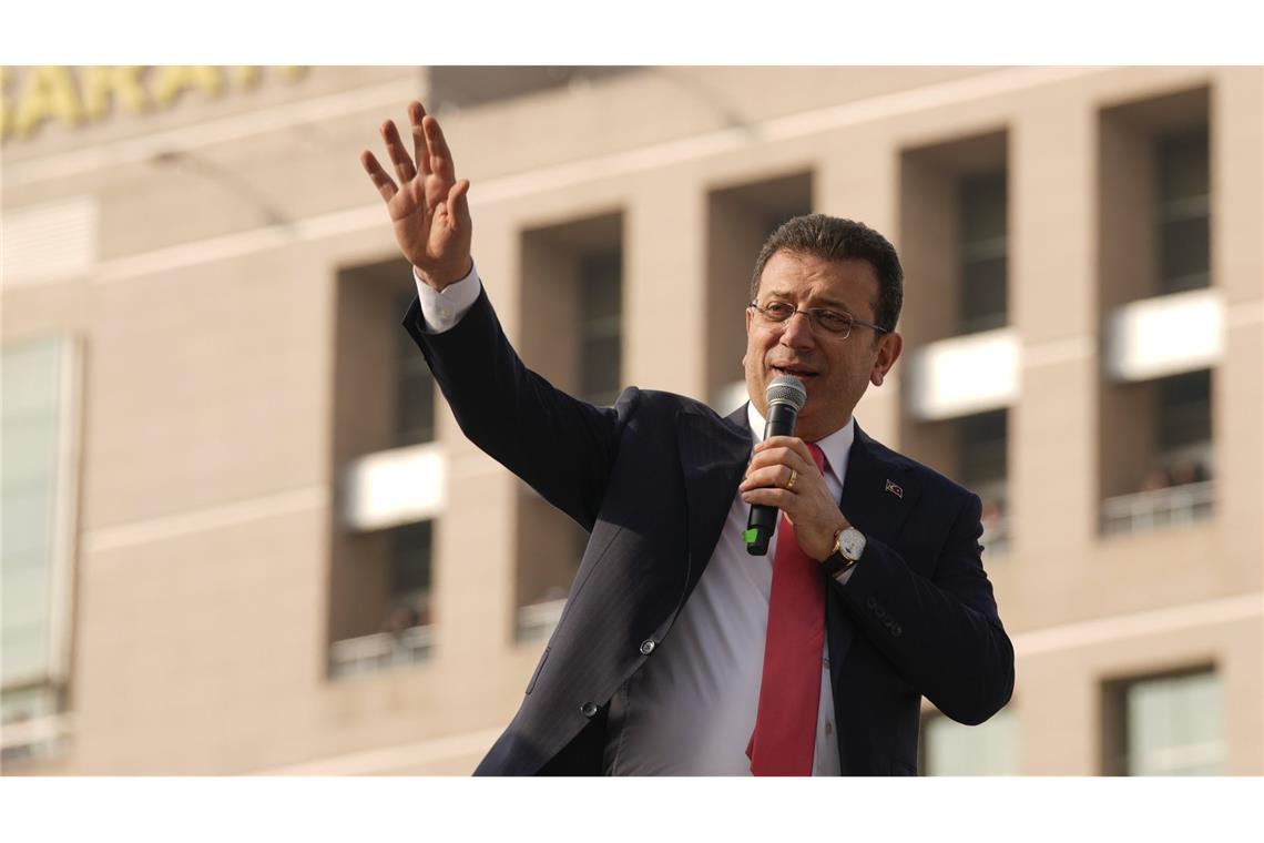 Istanbuler Bürgermeister Ekrem Imamoglu.