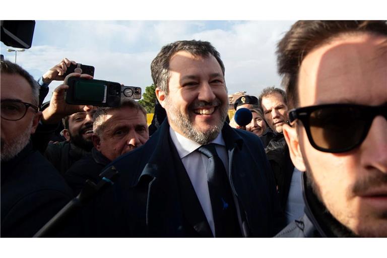 Italiens Vize-Ministerpräsidenten Salvini war Freiheitsberaubung und Amtsmissbrauch vorgeworfen worden.