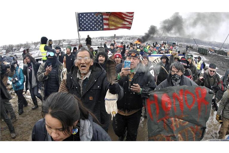 Jahre nach großen Protesten gegen eine umstrittene Öl-Pipeline in den USA ist nun ein aufsehenerregendes Urteil ergangen. (Archivbild)