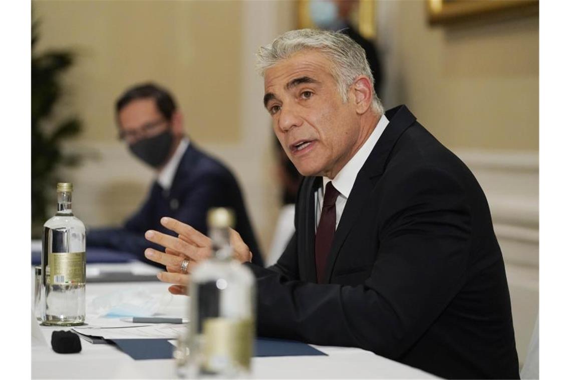 Polnisches Gesetz löst diplomatische Krise mit Israel aus Jair Lapid ist Außenminister von Israel. Foto: Andrew Harnik/AP Pool/dpa