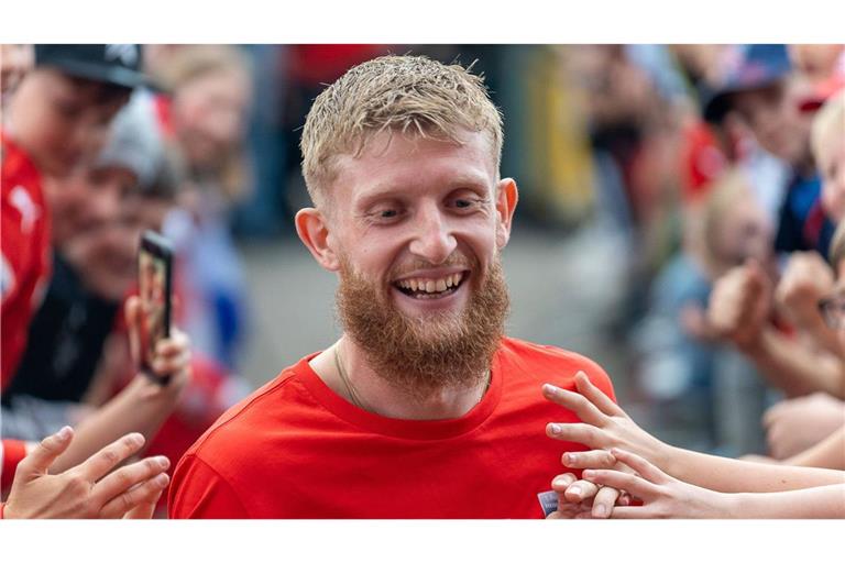 Jan Niklas Beste vom 1. FC Heidenheim wechselt zu Benfica Lissabon (Archivfoto).