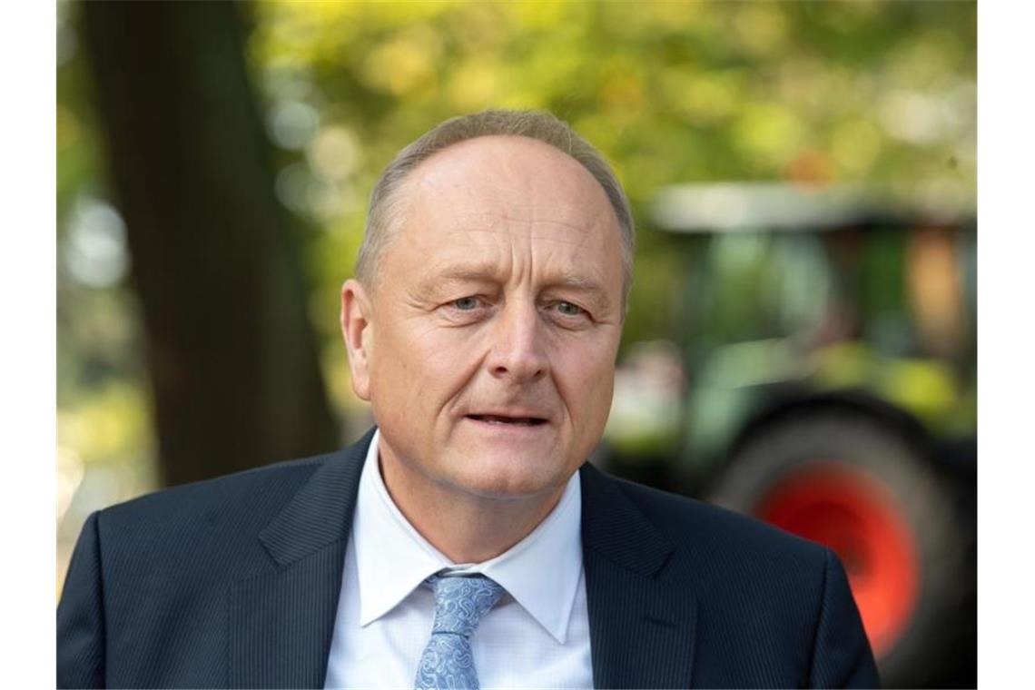 Südwest-Bauern wollen Eckpapier unterstützen Joachim Rukwied. Foto: Soeren Stache/zb/dpa/Archivbild