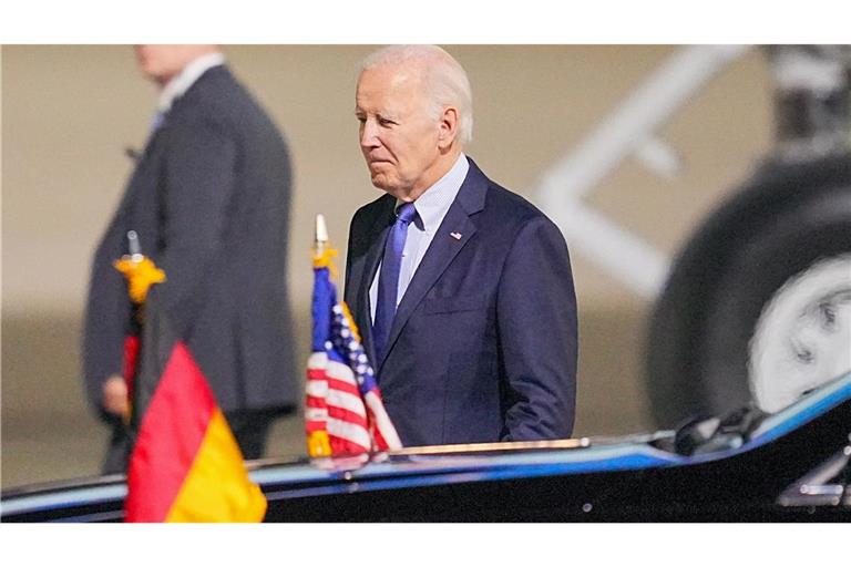 Joe Biden ist zu Besuch in Berlin.