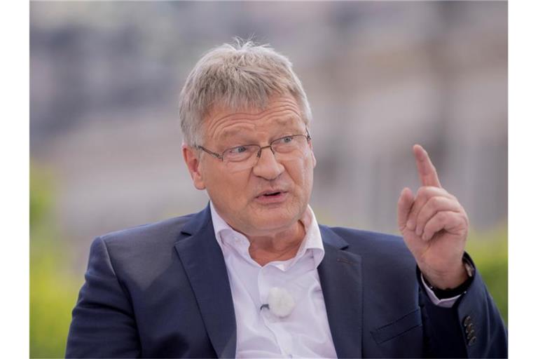 Jörg Meuthen spricht bei einem Interview. Foto: Christoph Soeder/dpa/Archivbild