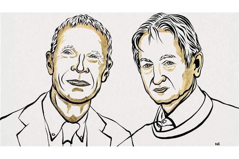 John Hopfield (li.) und Geoffrey Hinton haben laut Nobelpreis-Komitee  Werkzeuge aus der Physik genutzt, um den Grundstein für das heutige leistungsstarke maschinelle Lernen zu legen.