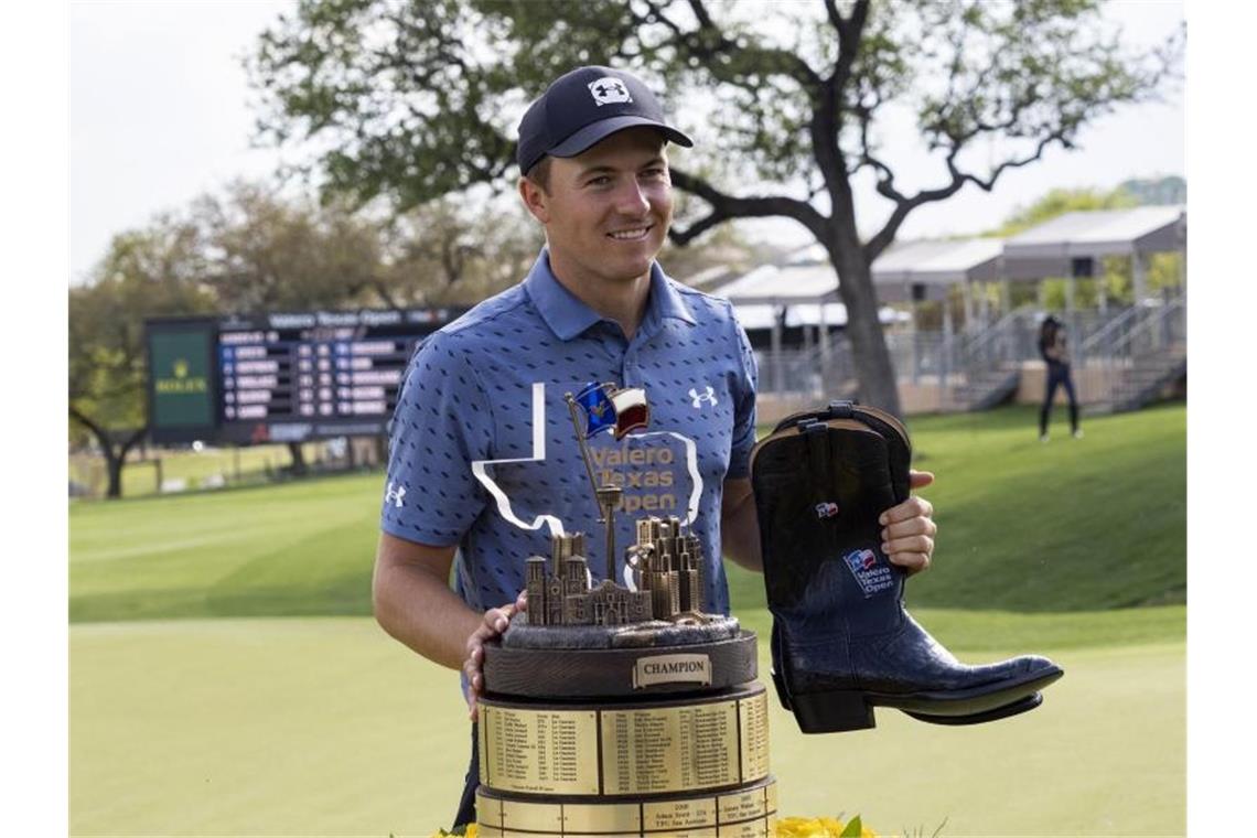 FedExCup-Playoffs: Die Golf-Millionen-Show der PGA-Tour Jordan Spieth gewann im April die Valero Texas Open. Foto: Michael Thomas/AP/dpa