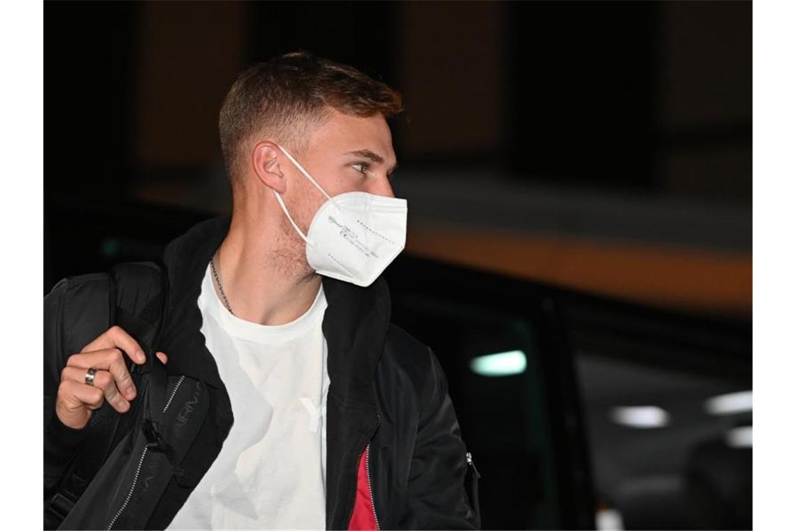 Gündogan: Kimmich wird sich in Zukunft impfen lassen Joshua Kimmich schloss nicht aus, sich in Zukunft impfen zu lassen. Foto: Swen Pförtner/dpa