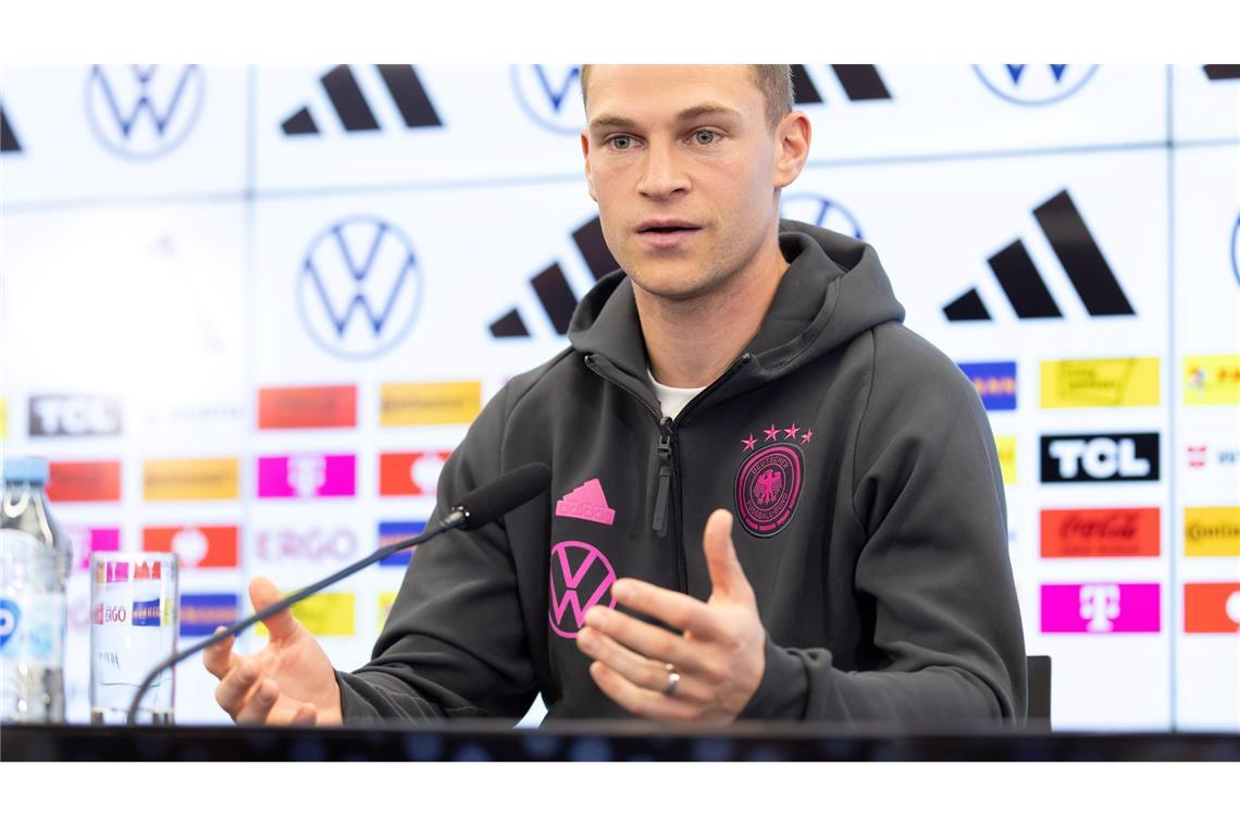 Joshua Kimmich spricht über den Gruppensieg in der Nations League.