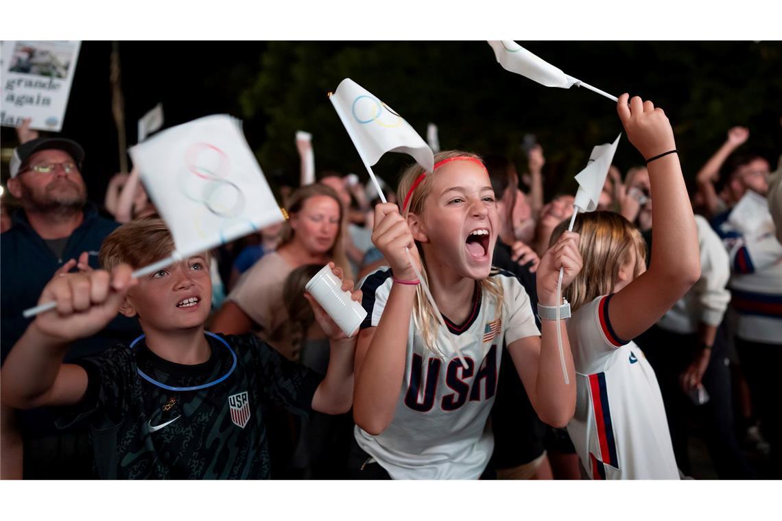 Jubel in den USA: Salt Lake City wird vom Internationalen Olympischen Komitee (IOC) zum Austragungsort der Olympischen Winterspiele 2034 ernannt.