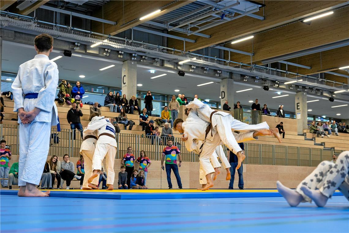 Judo-Vorführung der TSG Backnang Schwerathletik.