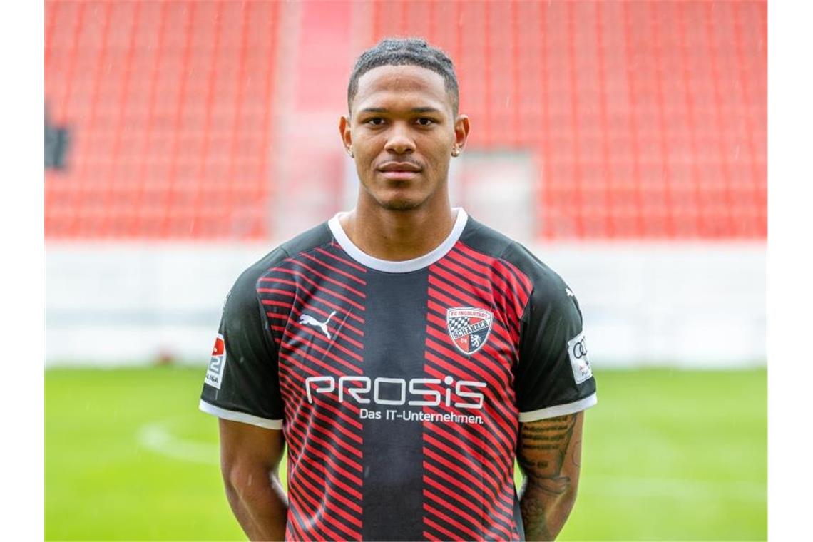 Justin Butler, Angreifer vom FC Ingolstadt. Foto: Armin Weigel/dpa/Archivbild