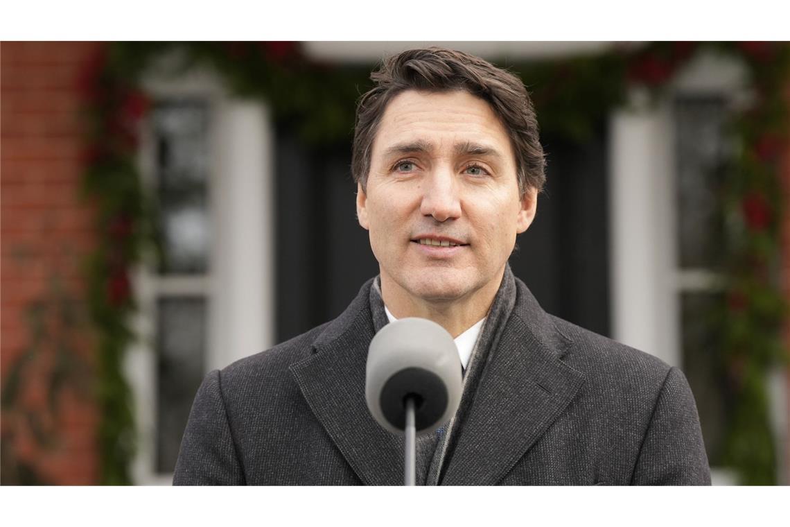 Justin Trudeau hat seinen Rücktritt angekündigt.