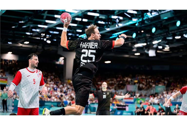 Kai Häfner will mit dem deutschen Handball-Nationalteam in Paris um eine Medaille spielen.