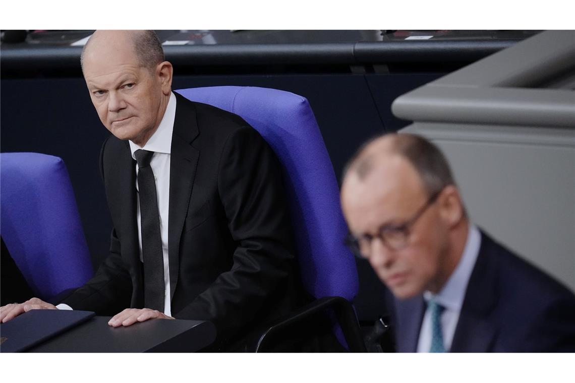 Kanzler Scholz kritisiert CDU-Chef Merz scharf in Migrationspolitik. (Archivbild)