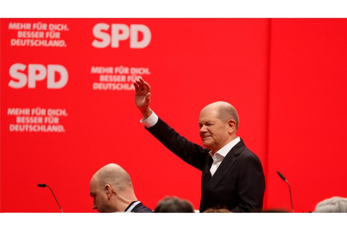 Kanzler und Kanzlerkandidat Olaf Scholz