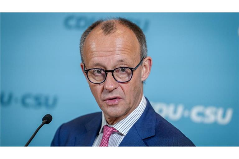 Kanzlerkandidat Friedrich Merz will mit