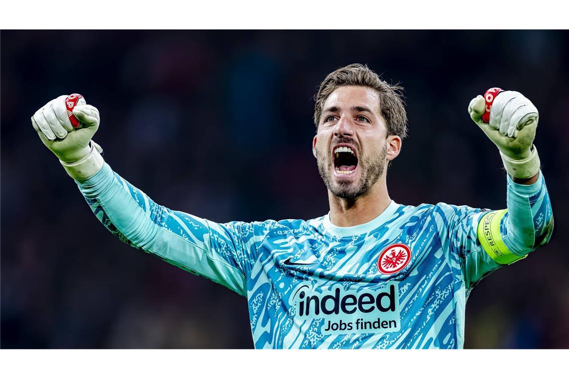 Kapitän Kevin Trapp freute sich über den Sieg seiner Eintracht.