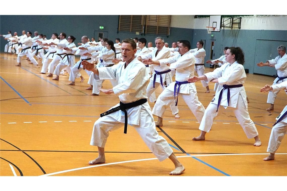 Karate-Training in Oberhof – nicht in Paris.